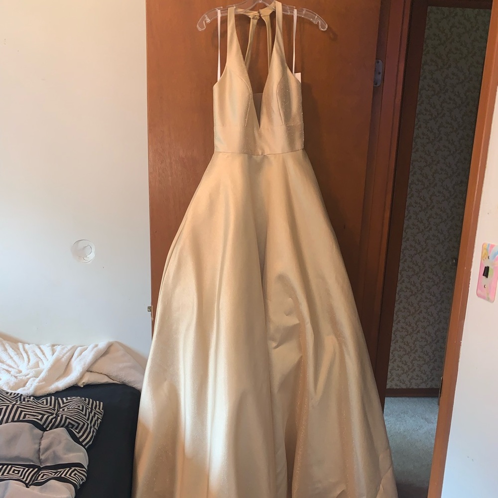 Alyce Paris Gold Prom Gown (Unworn)